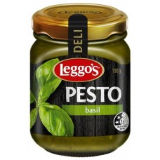LEGGOS TRADITIONAL BASIL PESTO 190GM Pack Size: 8