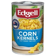 EDGELL WHOLE CORN KERNELS 420GM Pack Size: 15 EDGELL WHOLE CORN KERNELS 420GM Pack Size: 15