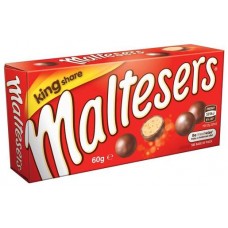 MALTESERS KINGSIZE BOX MALTESERS 60GM Pack Size: 16
