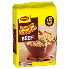 MAGGI BEEF NOODLE 2 MINUTE 12X74GM Pack Size: 6