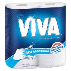 VIVA PAPER TOWEL WHITE 6 SHEETS 2PK Pack Size: 6 VIVA PAPER TOWEL WHITE 6 SHEETS 2PK Pack Size: 6