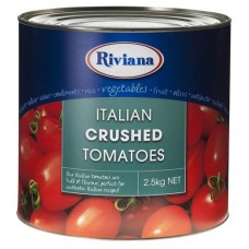 RIVIANA ITALIAN CRUSHED TOMATOES 2.5KG Pack Size: 3