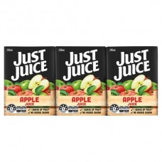 JUST JUICE APPLE 6 PACK 200ML Pack Size: 4