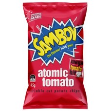 SAMBOY TOMATO POTATO CHIPS 45GM Pack Size: 18