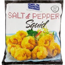 PACIFIC WEST SALT AND PEPPER SQUID CHUNKS 1KG Pack Size: 3
