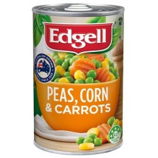EDGELL PEAS CORN AND CARROTS 420GM Pack Size: 10