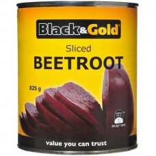 BLACK & GOLD SLICED BEETROOT 825GM Pack Size: 12 BLACK & GOLD SLICED BEETROOT 825GM Pack Size: 12
