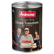 ARDMONA VINE RIPENED DICED TOMATOES 400G Pack Size: 12 ARDMONA VINE RIPENED DICED TOMATOES 400G Pack Size: 12