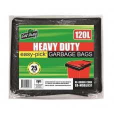 CAST AWAY GARBAGE BAGS HEAVY DUTY BLACK 25S Pack Size: 10