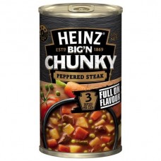 HEINZ CHUNKY PEPPERED STEAK & ONION SOUP 535G Pack Size: 12