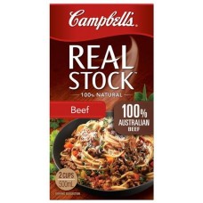 CAMPBELLS REAL STOCK BEEF 500ML Pack Size: 8