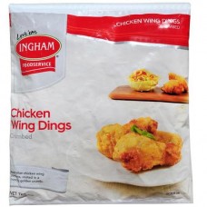 INGHAM CHICKEN WING DINGS CRUMBED 1KG Pack Size: 5