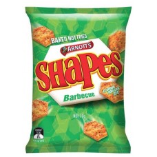 ARNOTTS SHAPES SNACKS BBQ 70GM Pack Size: 12