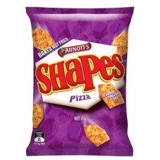 ARNOTTS SHAPES SNACKS PIZZA 70GM Pack Size: 12