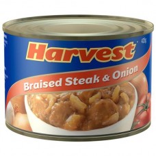 HARVEST BRAISED STEAK AND ONION 425GM Pack Size: 8