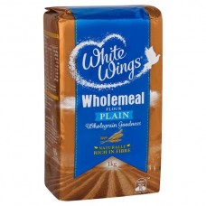 WHITE WINGS WHOLEMEAL PLAIN FLOUR 1KG Pack Size: 12