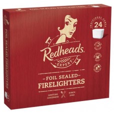 REDHEADS FIRELIGHTERS 24'S Pack Size: 10