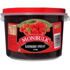 KRAFT RASPBERRY JAM 2.5KG Pack Size: 3