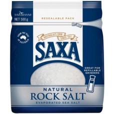 SAXA ROCK SALT 500GM Pack Size: 6