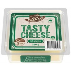 COMMUNITY CO TASTY SLICED CHEESE 250GM Pack Size: 12