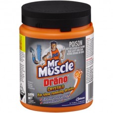 MR MUSCLE DRANO CRYSTALS 500GM Pack Size: 6