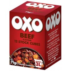 OXO BEEF STOCK CUBES Pack Size: 12