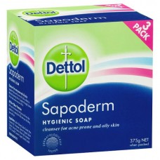 SAPODERM MEDICATED SOAP 3PK Pack Size: 6 SAPODERM MEDICATED SOAP 3PK Pack Size: 6