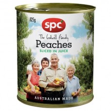 SPC SLICED PEACHES IN NATURAL JUICE 825GM Pack Size: 12