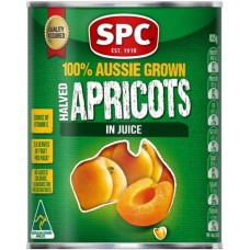 SPC APRICOT HALVES IN NATURAL JUICE 825GM Pack Size: 12