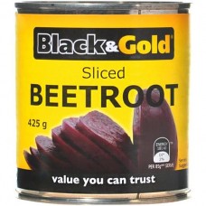 BLACK & GOLD SLICED BEETROOT 425GM Pack Size: 24 BLACK & GOLD SLICED BEETROOT 425GM Pack Size: 24