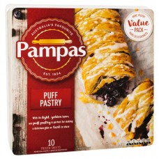 PAMPAS PUFF PASTRY SHEETS BULK 1.6KG Pack Size: 6