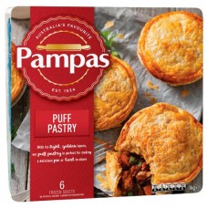 PAMPAS PUFF PASTRY SHEETS 1KG Pack Size: 12