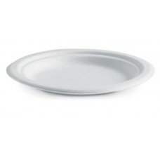 BIOPAK BIOCANE ROUND PAPER PLATE 7 INCH 125S Pack Size: 8