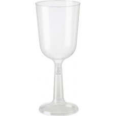 CAST AWAY CLEAR PLASTIC WINE GOBLET 10S Pack Size: 25