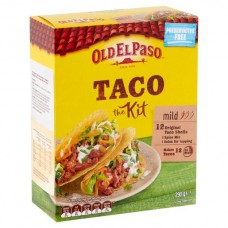 OLD EL PASO TACO DINNER KIT 290GM Pack Size: 8