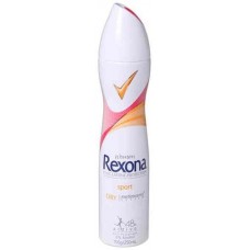 REXONA FOR WOMEN SPORT AEROSOL ANTIPERSPIRANT 250ML Pack Size: 6 REXONA FOR WOMEN SPORT AEROSOL ANTIPERSPIRANT 250ML Pack Size: 6