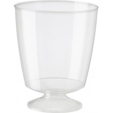 CAST AWAY PLASTIC ELEGANCE WINE GLASS 185ML 10S Pack Size: 25