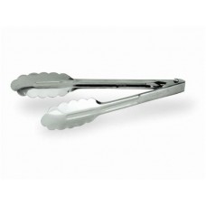 TRENTON STAINLESS STEEL EXTRA HEAVY DUTY UTILITY TONGS 400MM Pack Size: 12