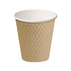 CAST AWAY CUP DIMPLE PAPER HOT CUPS BROWN 280ML Pack Size: 20 CAST AWAY CUP DIMPLE PAPER HOT CUPS BROWN 280ML Pack Size: 20