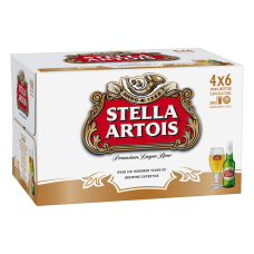 STELLA ARTOIS BTL 330ML  Pack Size:24 Pack Size:24
