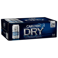 CARLTON DRY CAN 375ML Pack Size:24 Pack Size:24 CARLTON DRY CAN 375ML Pack Size:24 Pack Size:24