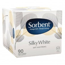 SORBENT WHITE FACIAL TISSUE 90'S Pack Size: 24 SORBENT WHITE FACIAL TISSUE 90'S Pack Size: 24